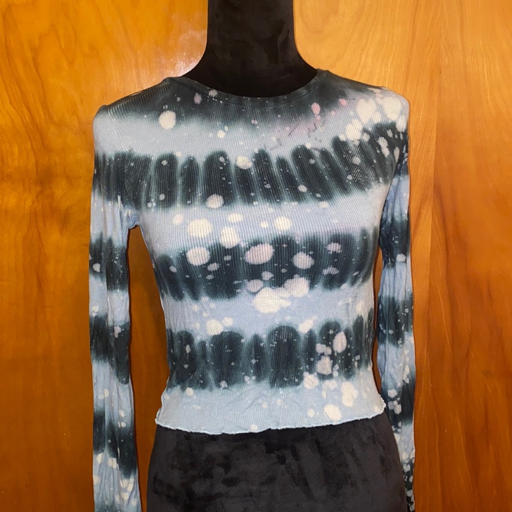 multicolor splatter shirt